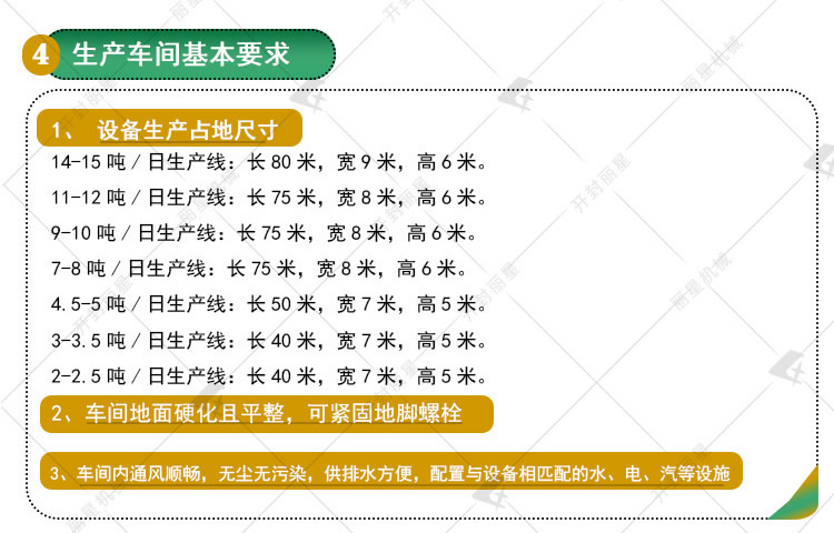 粉絲加工設備基建要求 粉絲加工設備基建要求